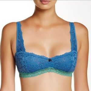 Free People demi balconette bralette S